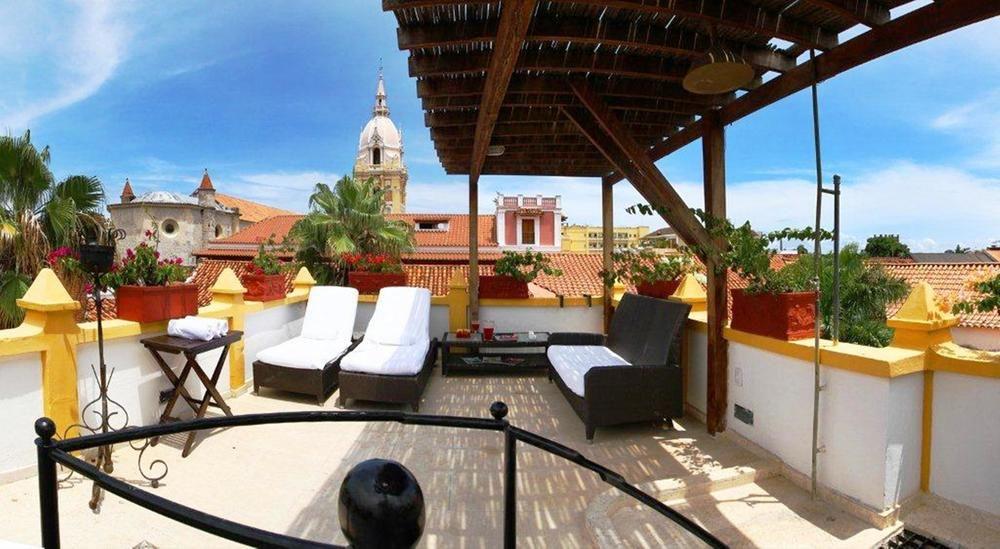 Hotel Boutique Casa Del Arzobispado Cartagena Exteriör bild