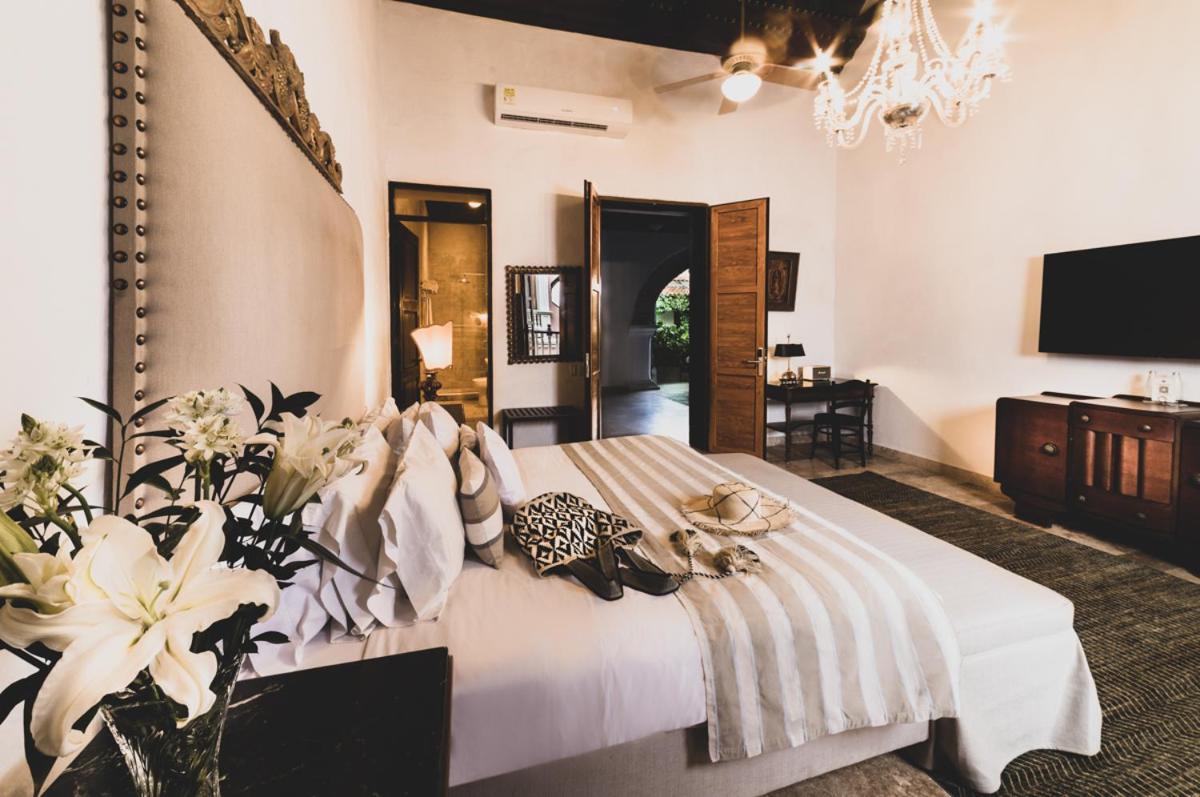 Hotel Boutique Casa Del Arzobispado Cartagena Exteriör bild